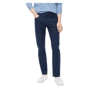 J.CREW Flex Slim Fit Tech Pants Mens 33x30 Golf Stretch Performance Travel Navy